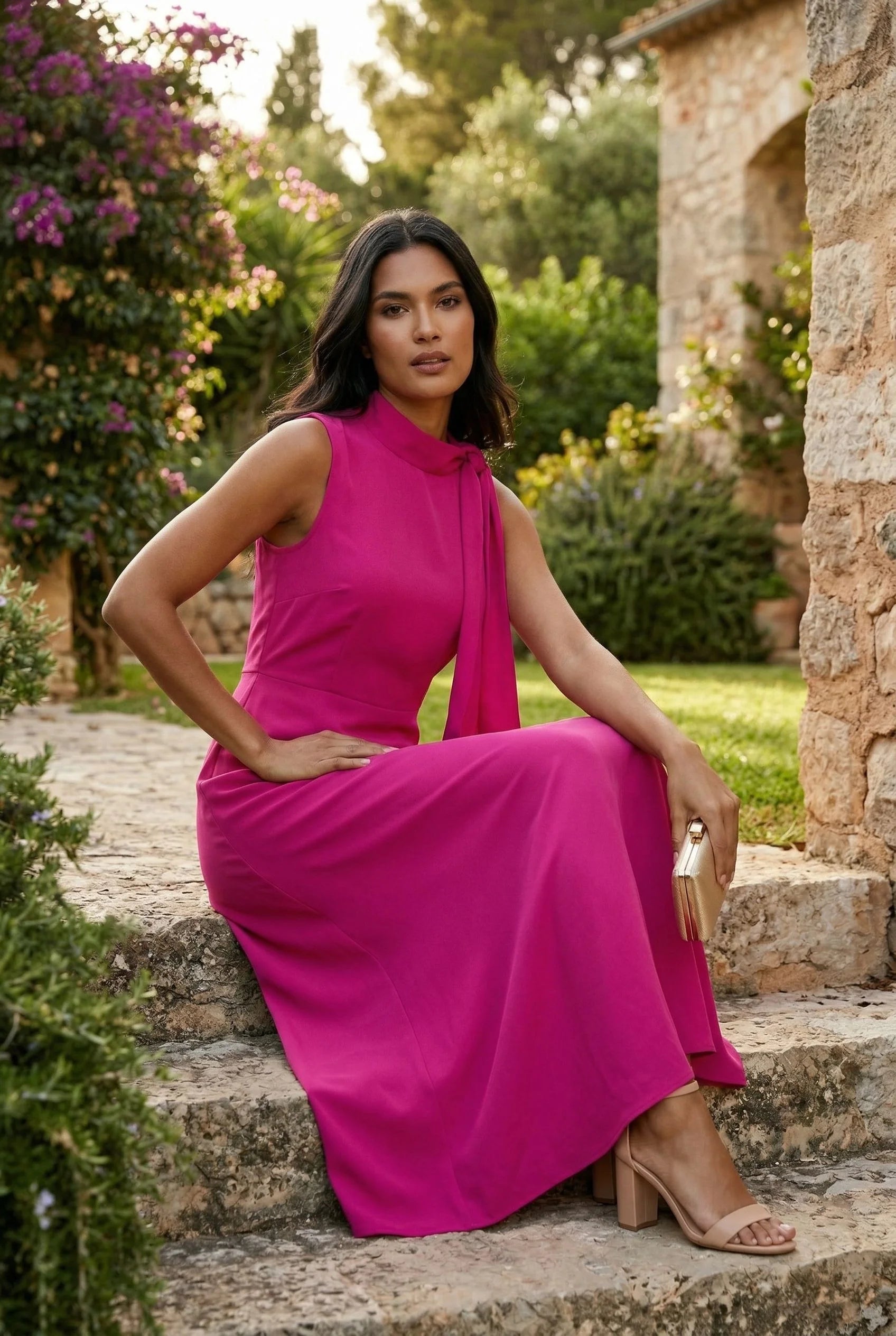 Terri Magenta Dress