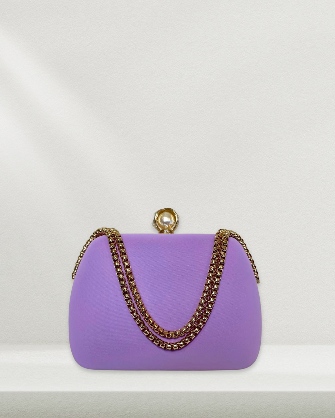 Elan Lavender Clutch Bag