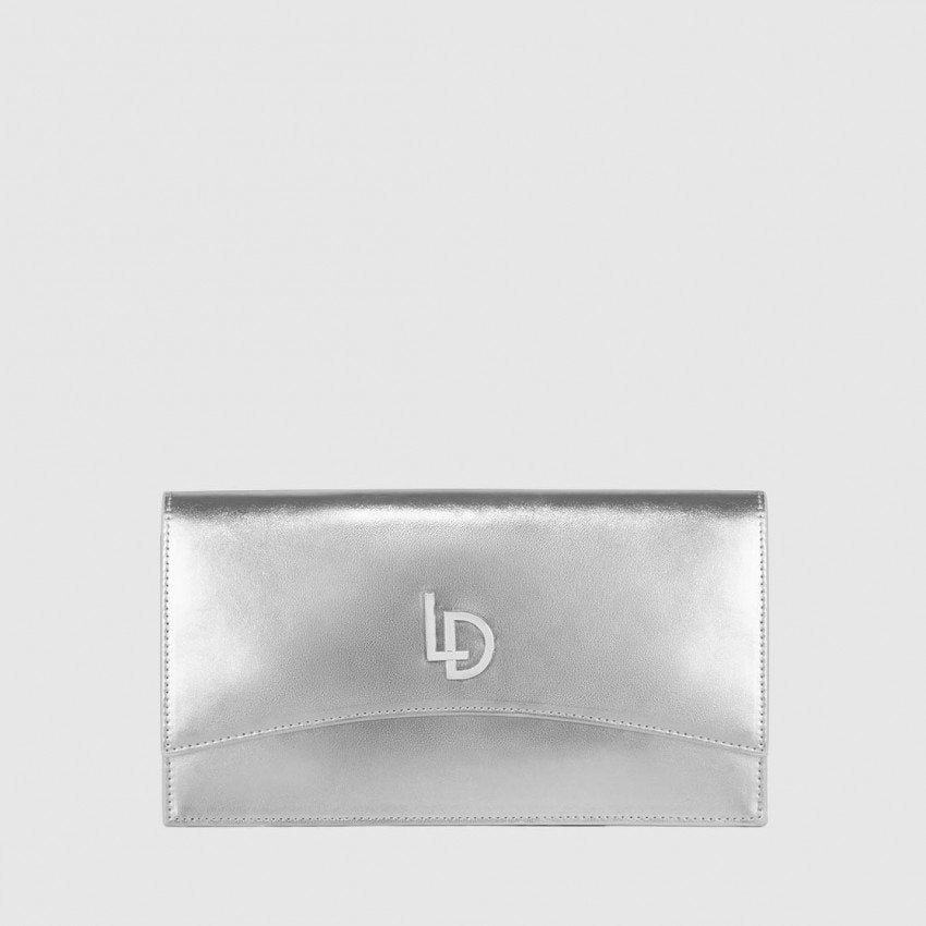 Lodi Silver Diane Clutch