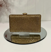 Lexi Gold Sparkle Clutch