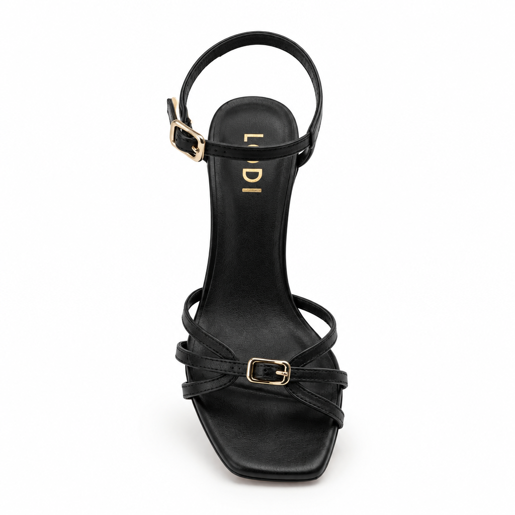 Lodi Salca Black Sandal High