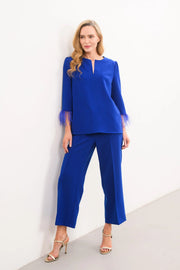 Aspen Blue Top & Trousers