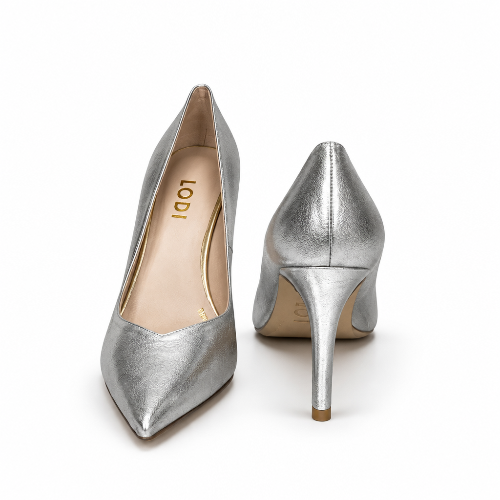 Lodi Rabot High Heel Silver Court