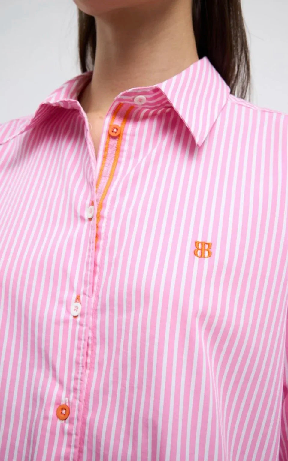 Vereda Pink Stripe Shirt