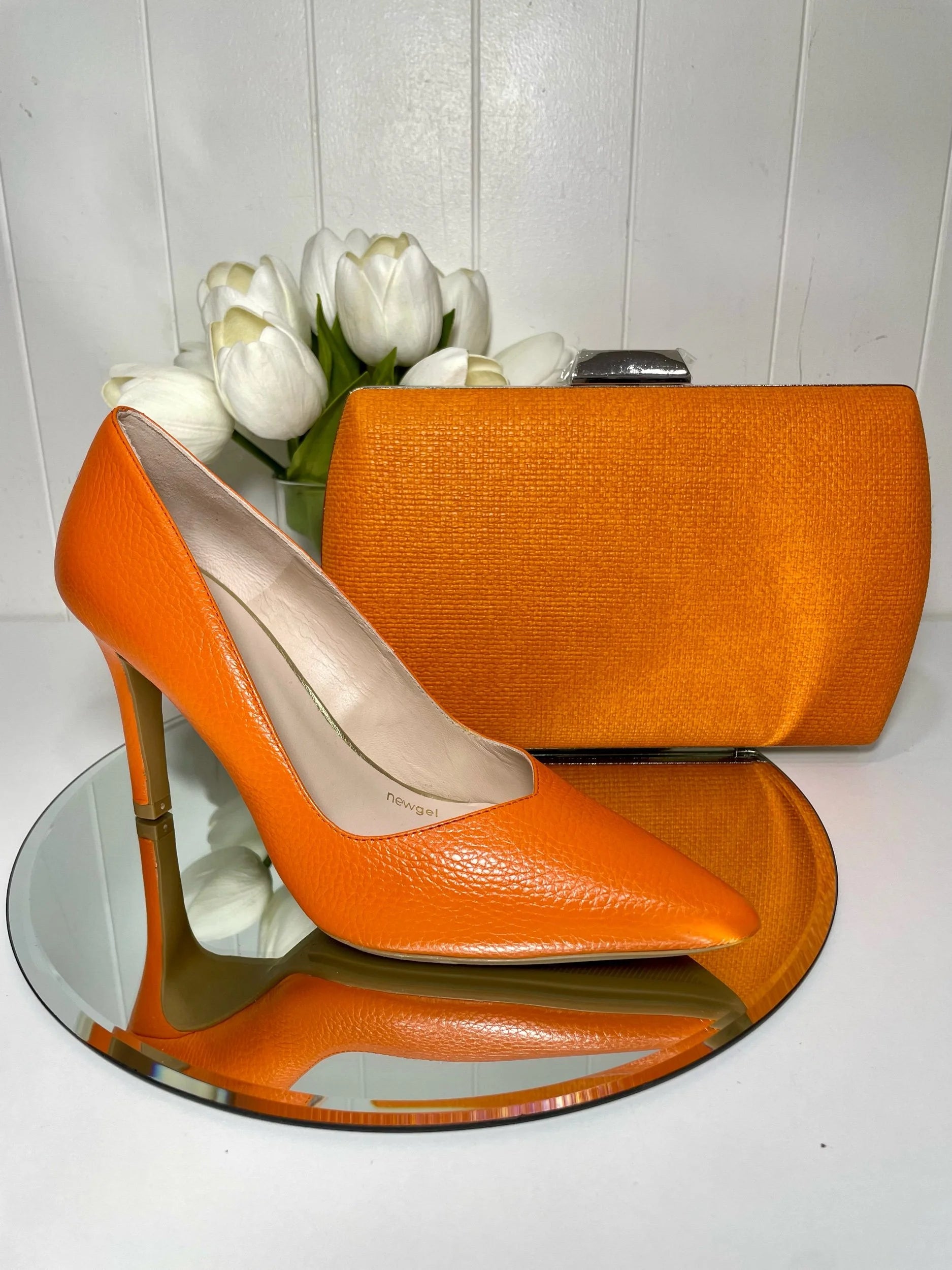 Lodi Rabot Orange Court Shoe