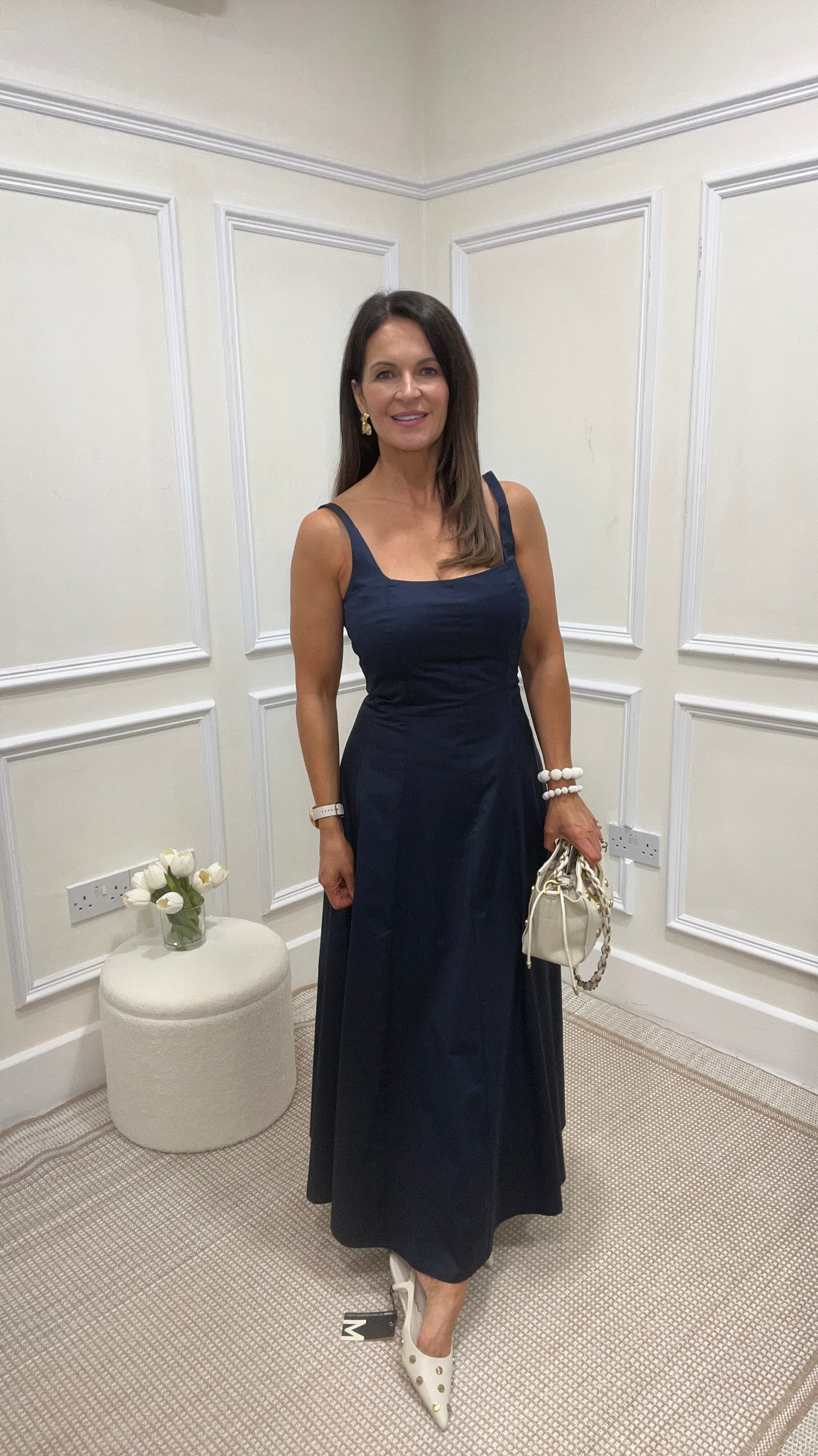 Tilly Navy Dress