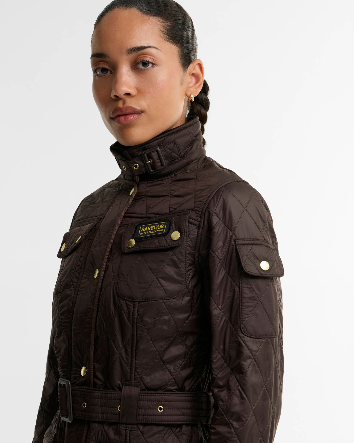 Barbour Truffle International Polarquilt Jacket