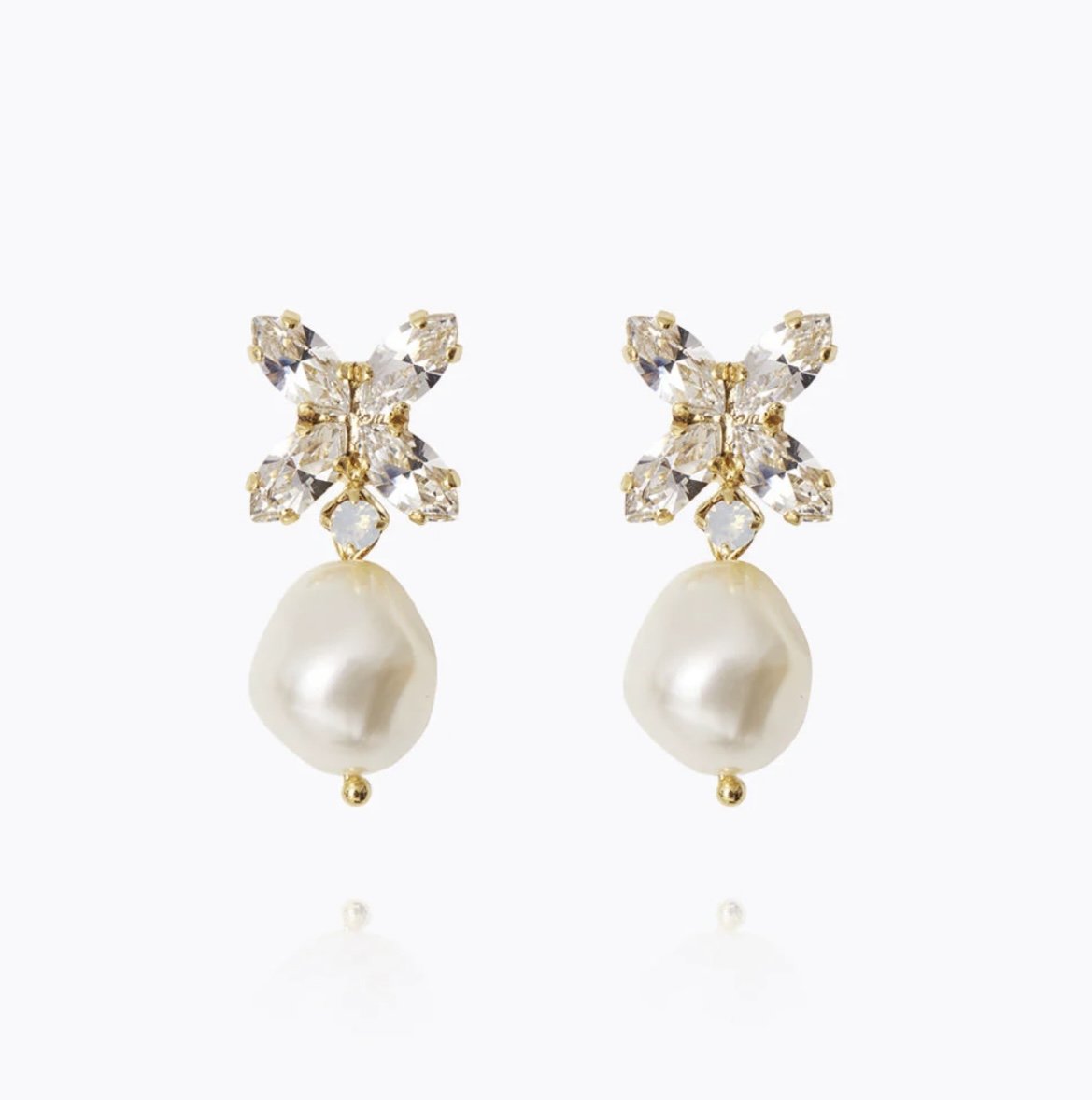 C Svedbom Honey Bee Pearl Drop Earring