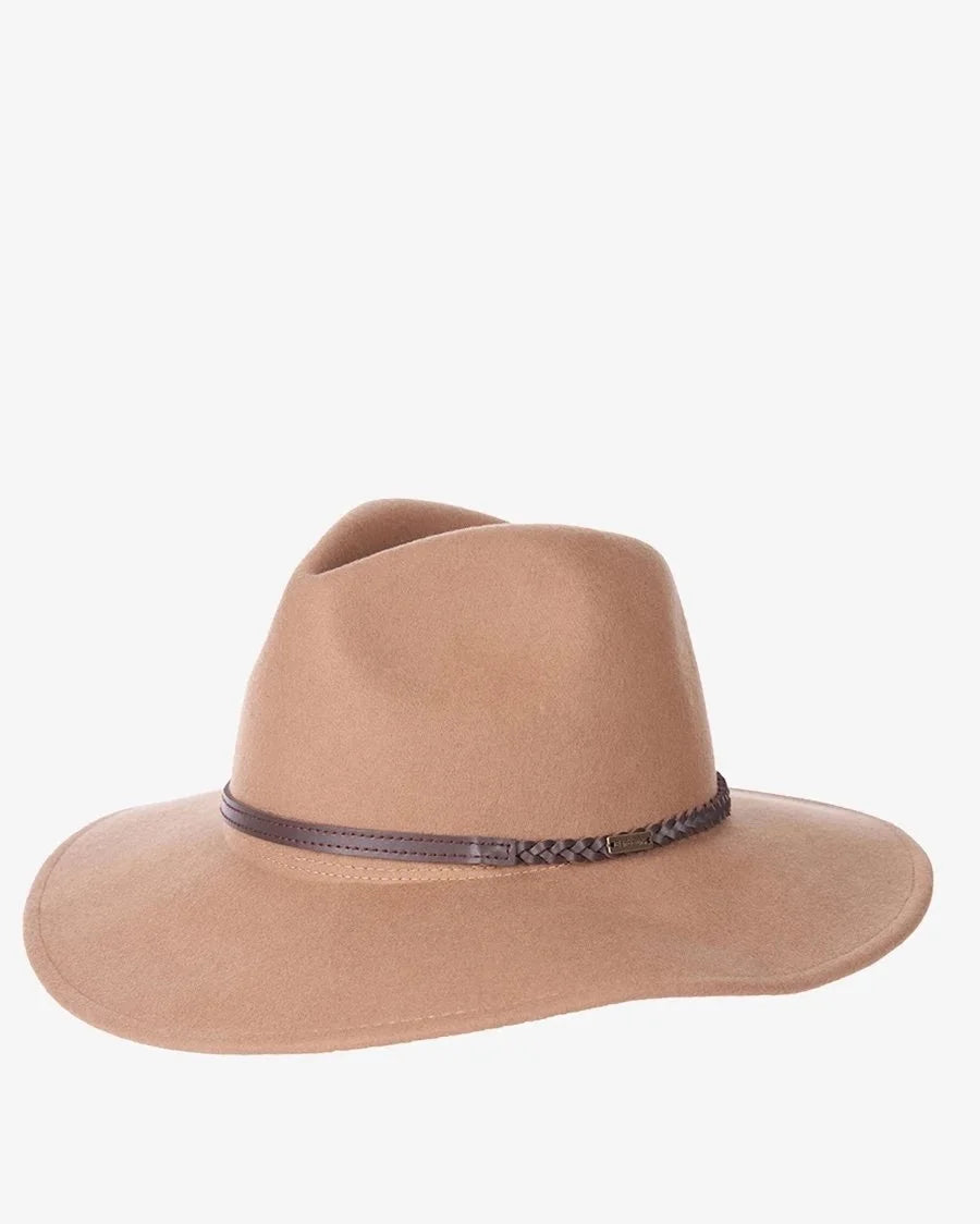 Barbour Camel Fedora Hat