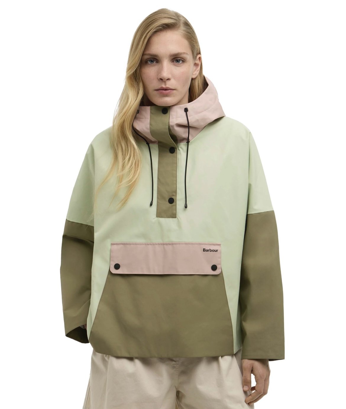 Barbour Bedafell Pink/Green Jacket