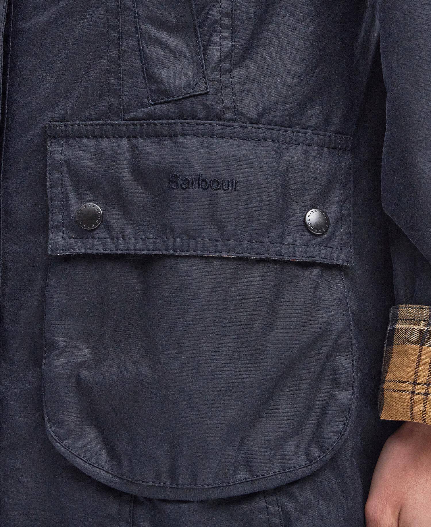 Barbour Navy Beadnell Waxed Jacket