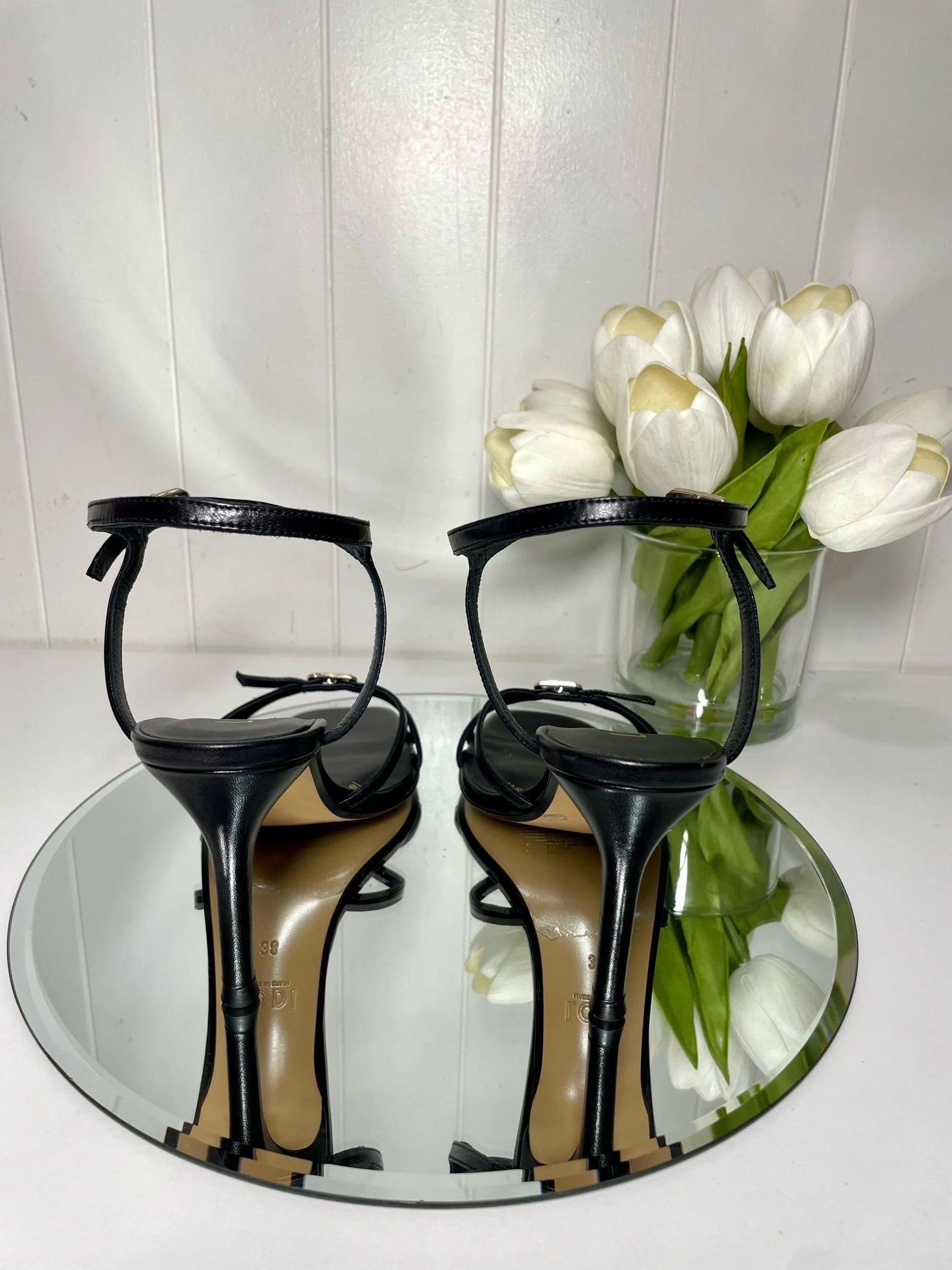 Lodi Salca Black Sandal High