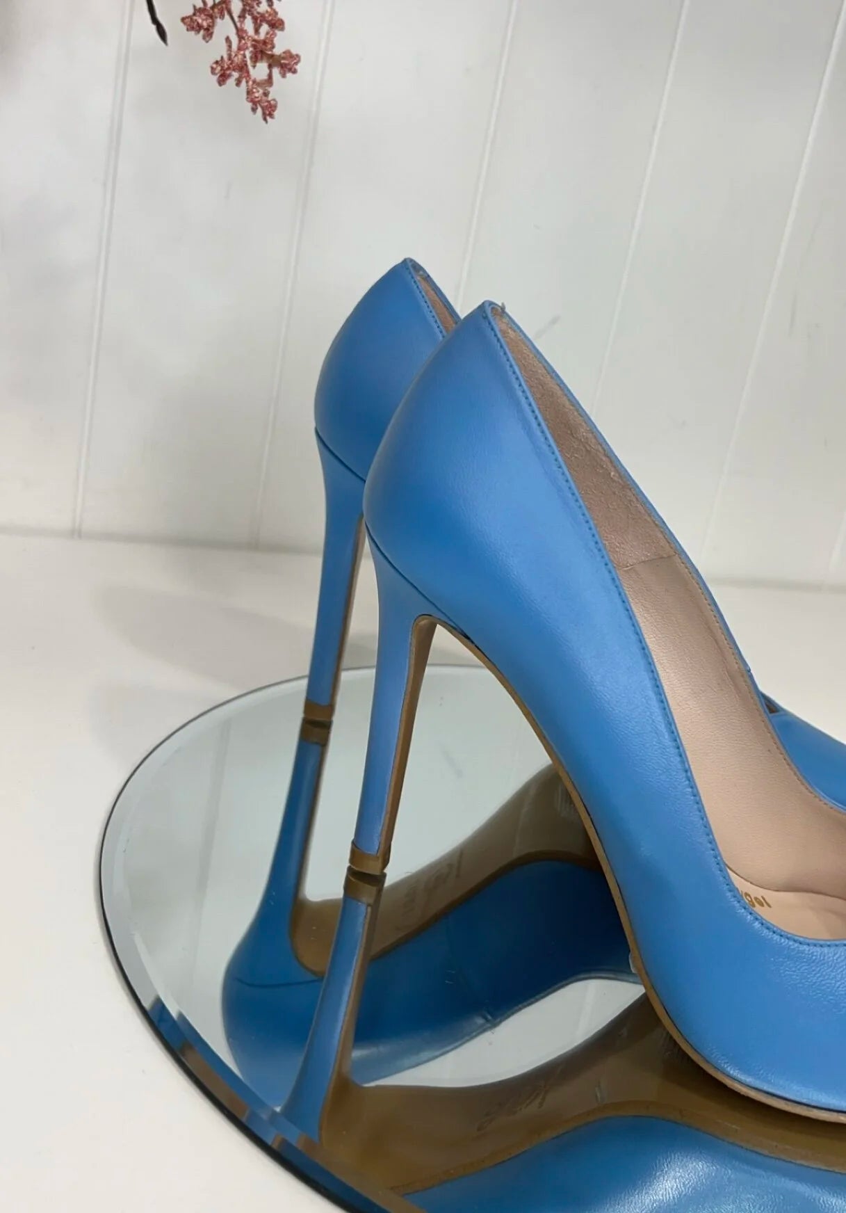 Lodi Azure Blue Court Shoe