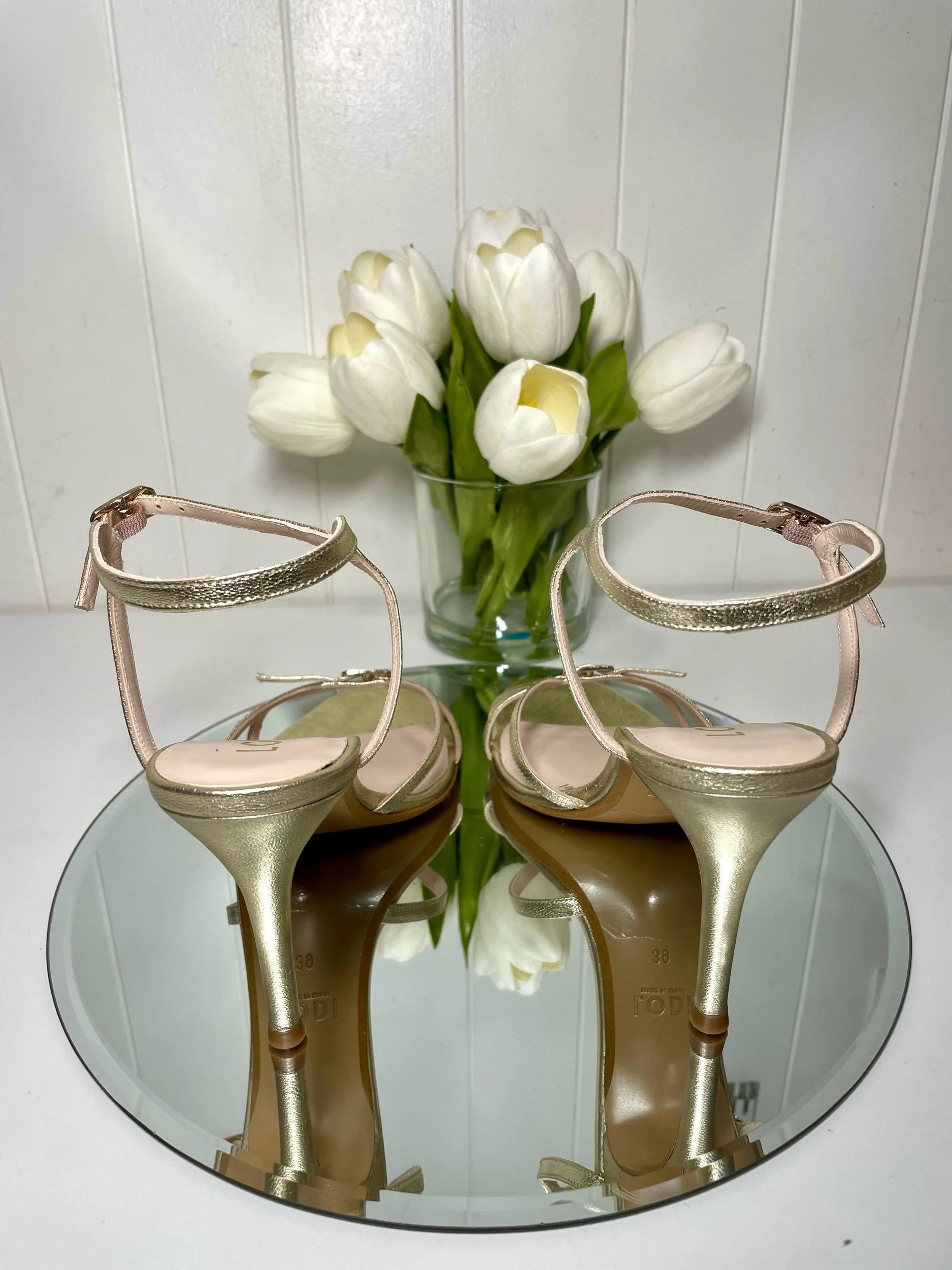 Lodi Salca Gold Sandal High