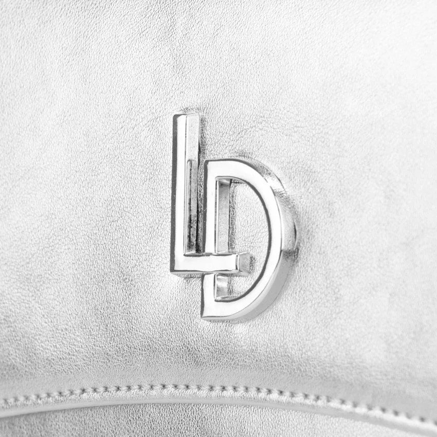 Lodi Silver Diane Clutch