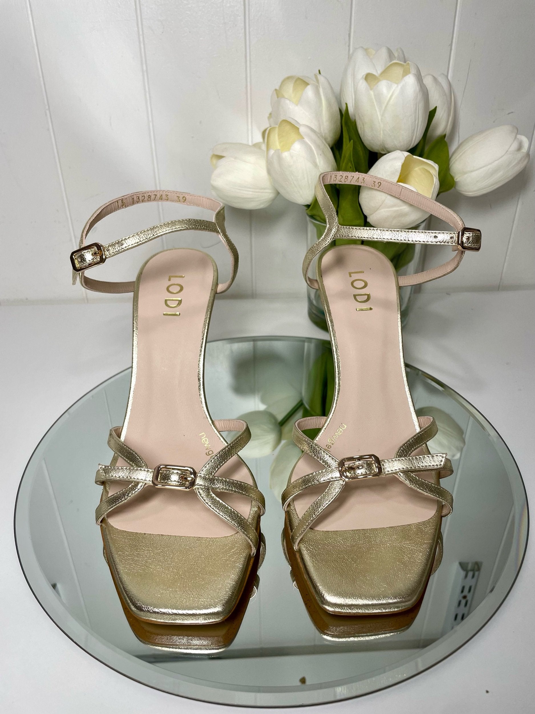 Lodi Salca Gold Sandal High