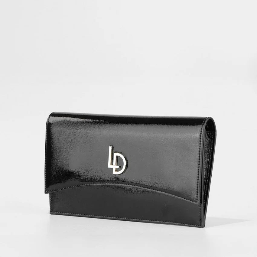 Lodi Diane Black Clutch