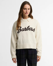 Barbour Ecru Cream Ivybridge Crew Neck Jumper