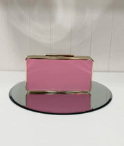Lodi Lila Candy Pink Box Clutch