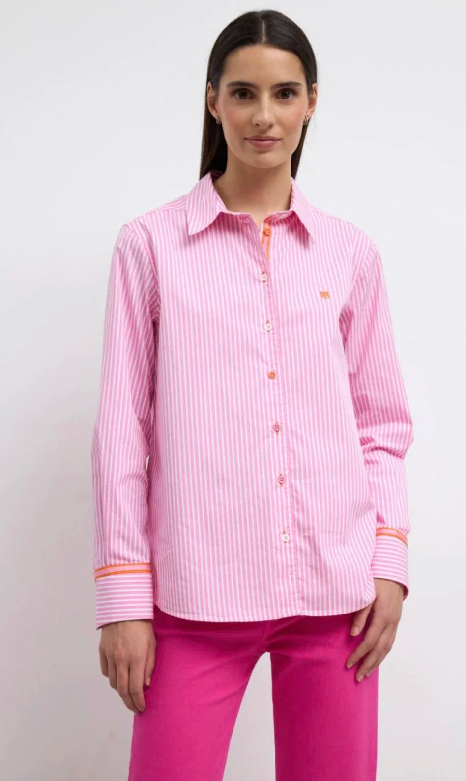 Vereda Pink Stripe Shirt