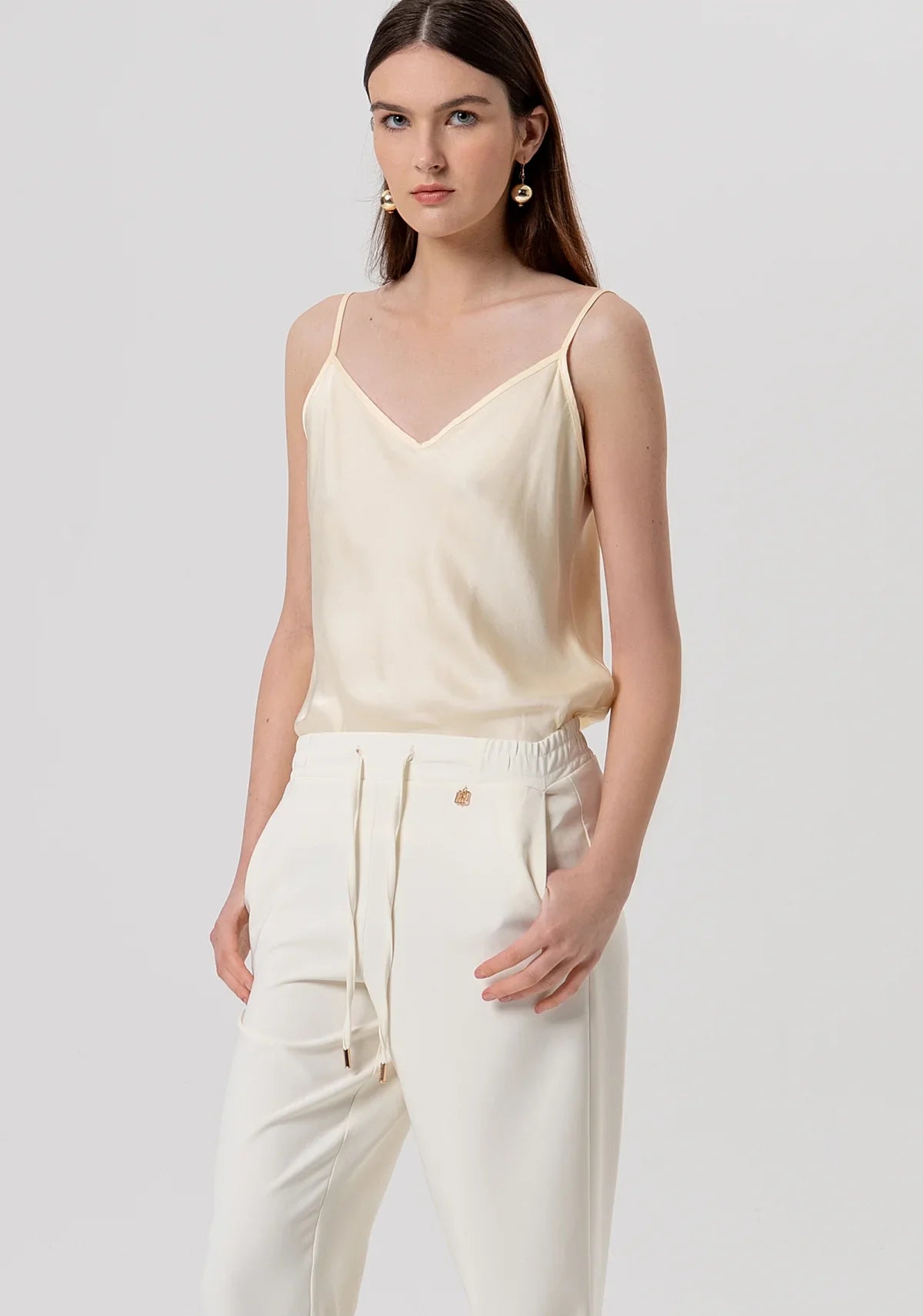 Vicky White Trousers