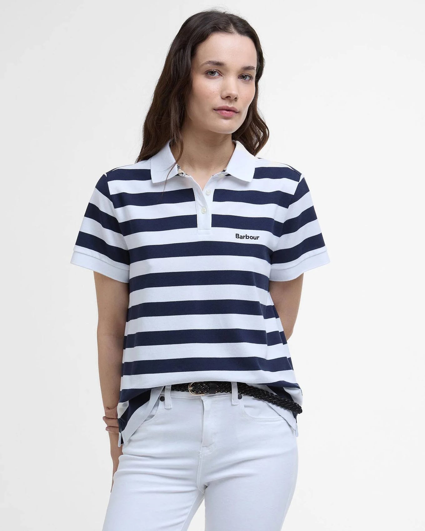 Barbour Navy Ashbourne Stripe Polo