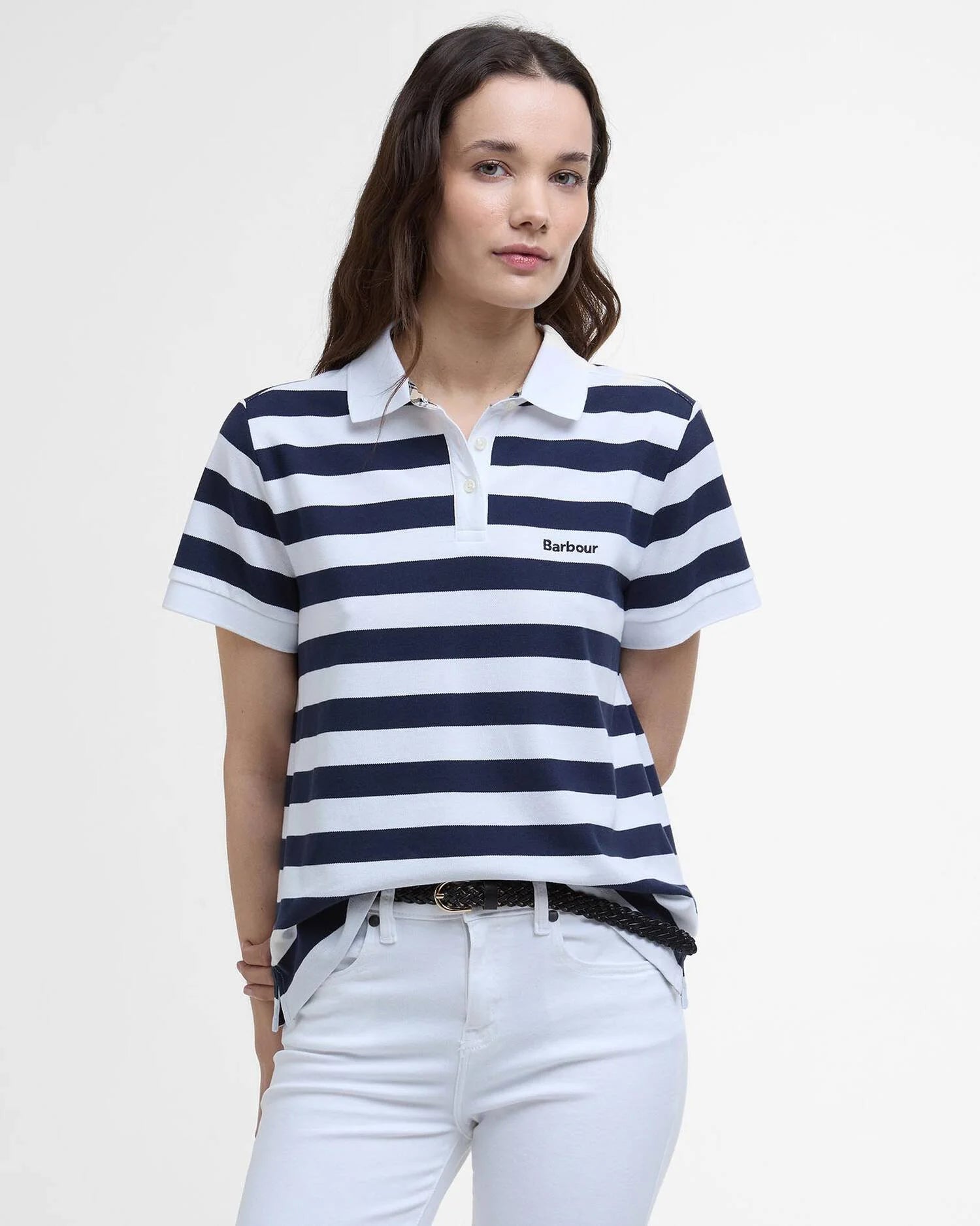 Barbour Navy Ashbourne Stripe Polo