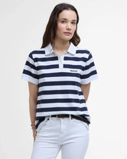 Barbour Navy Ashbourne Stripe Polo
