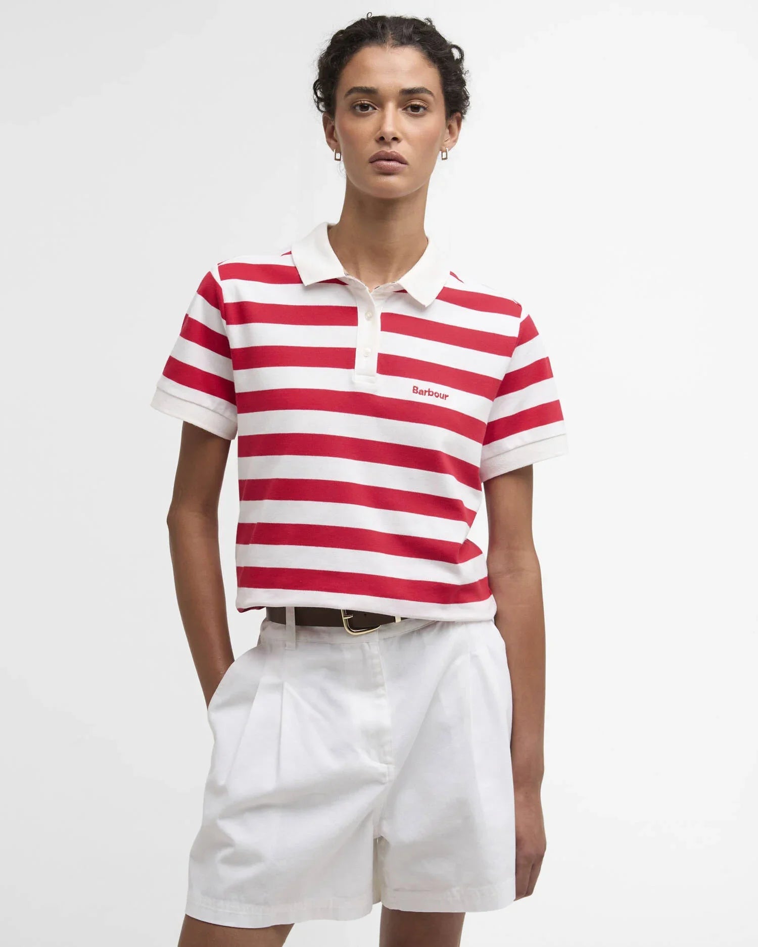Barbour Ashbourne Red Stripe Polo