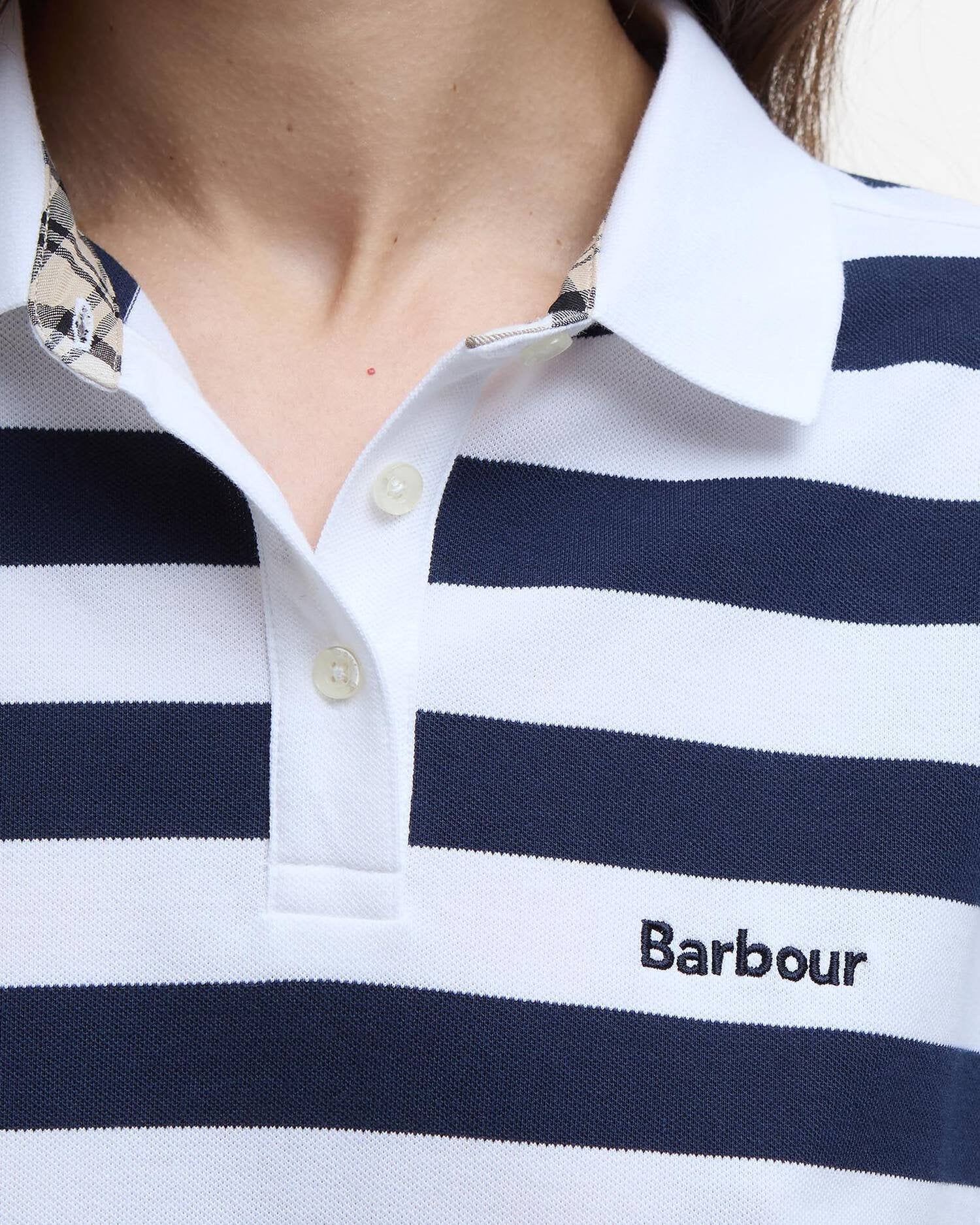 Barbour Navy Ashbourne Stripe Polo