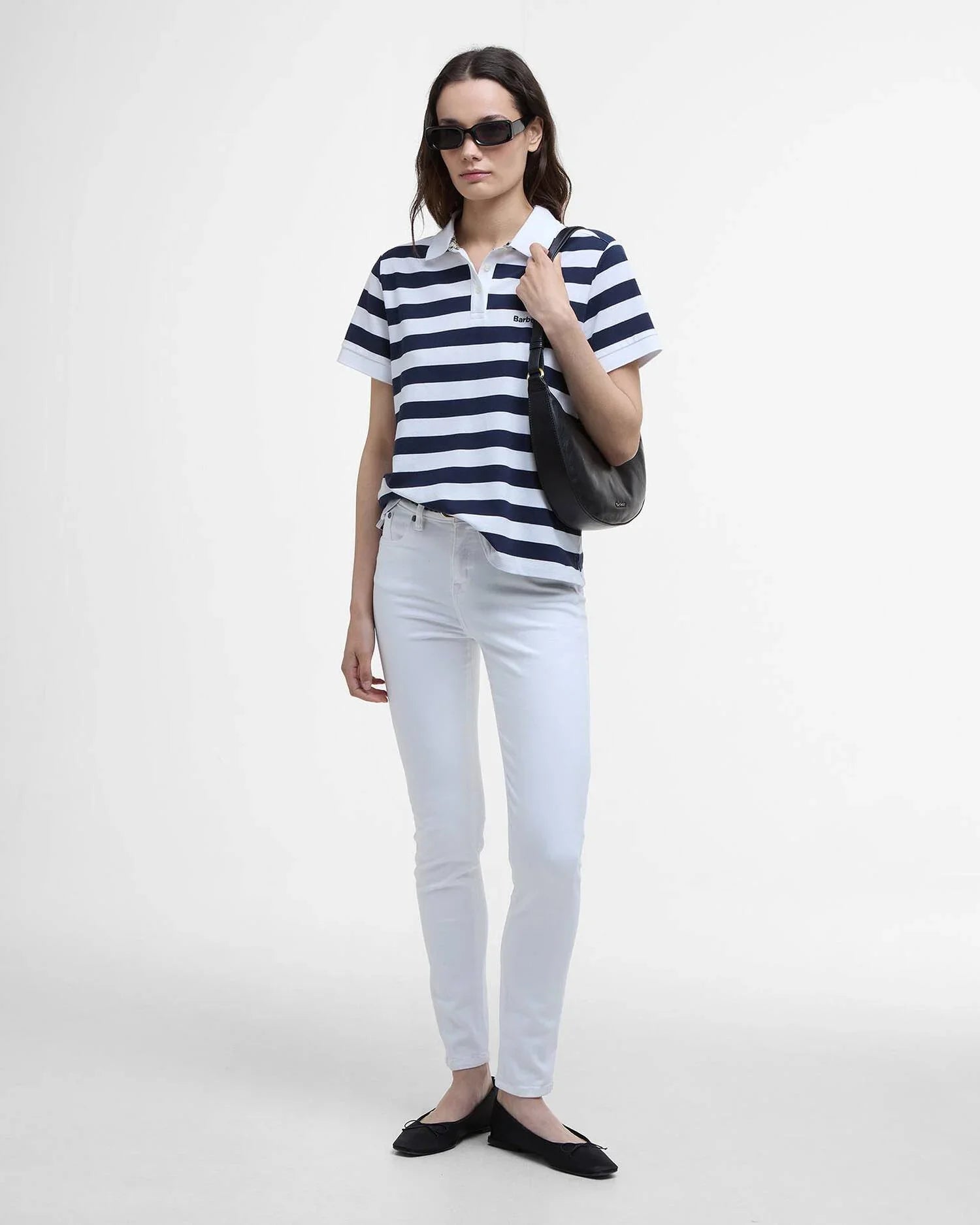 Barbour Navy Ashbourne Stripe Polo