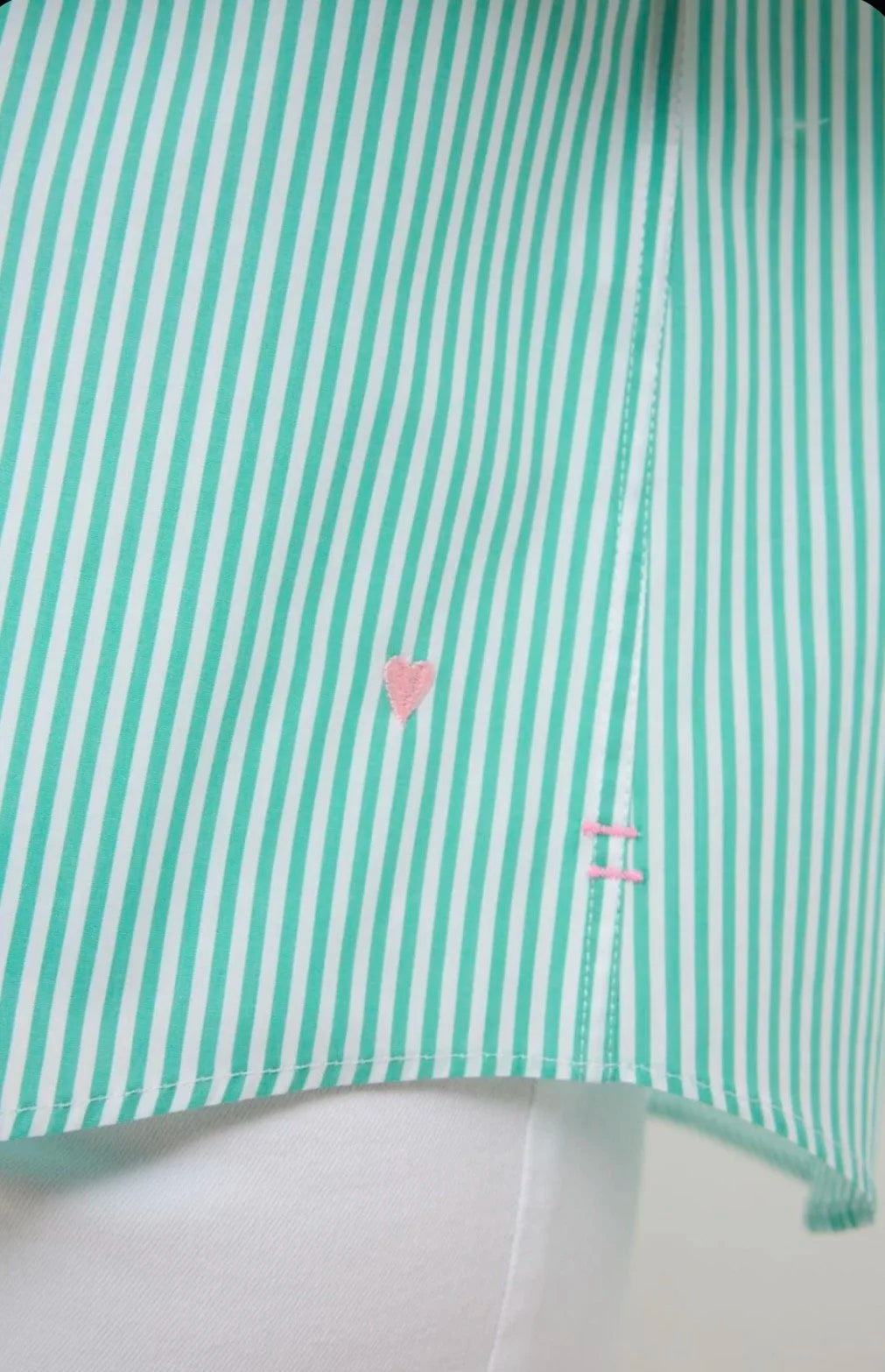 Yerba Green Stripe Shirt