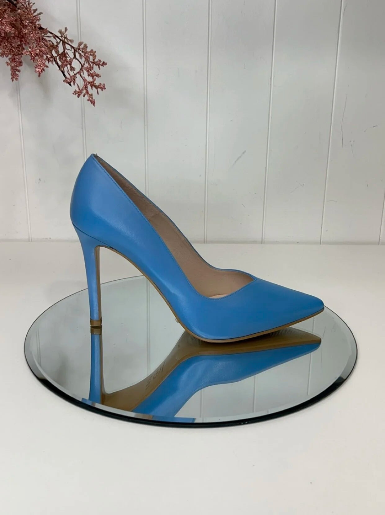 Lodi Azure Blue Court Shoe