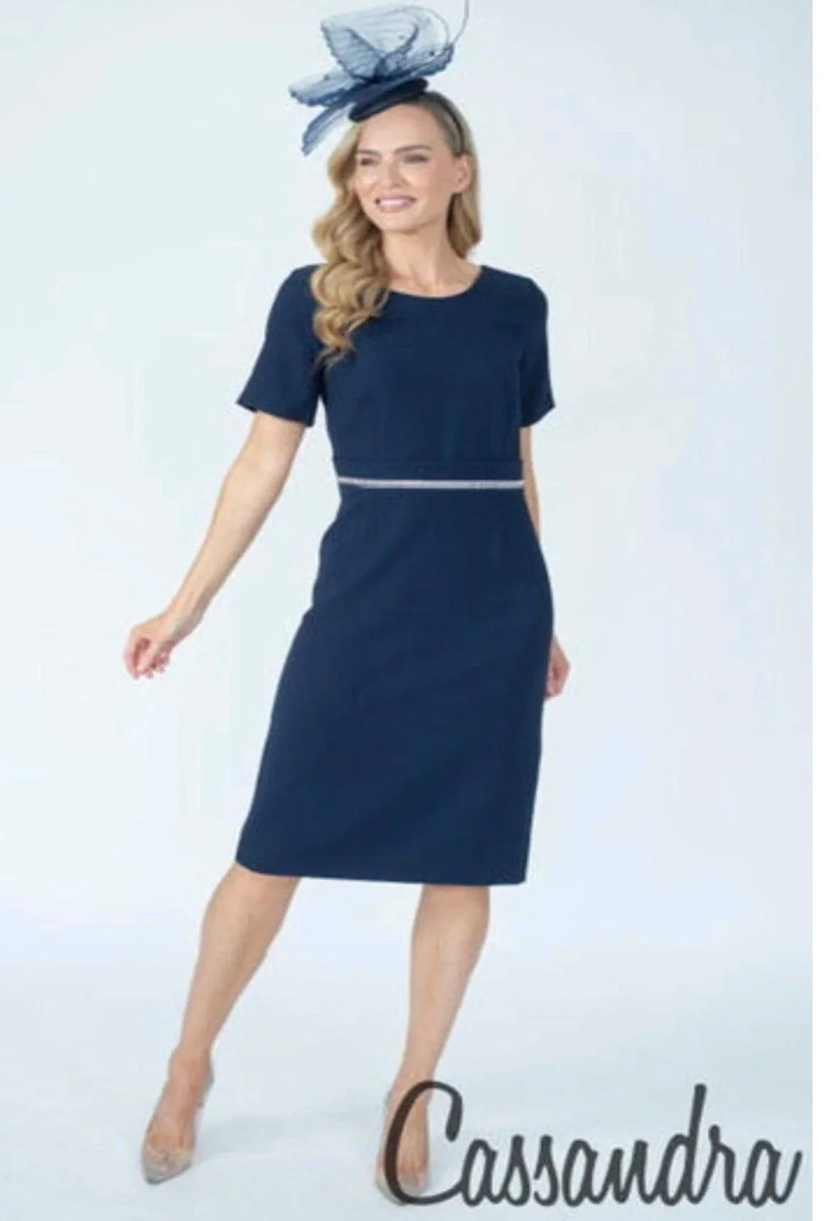 Alta Navy Textured Dress Suit