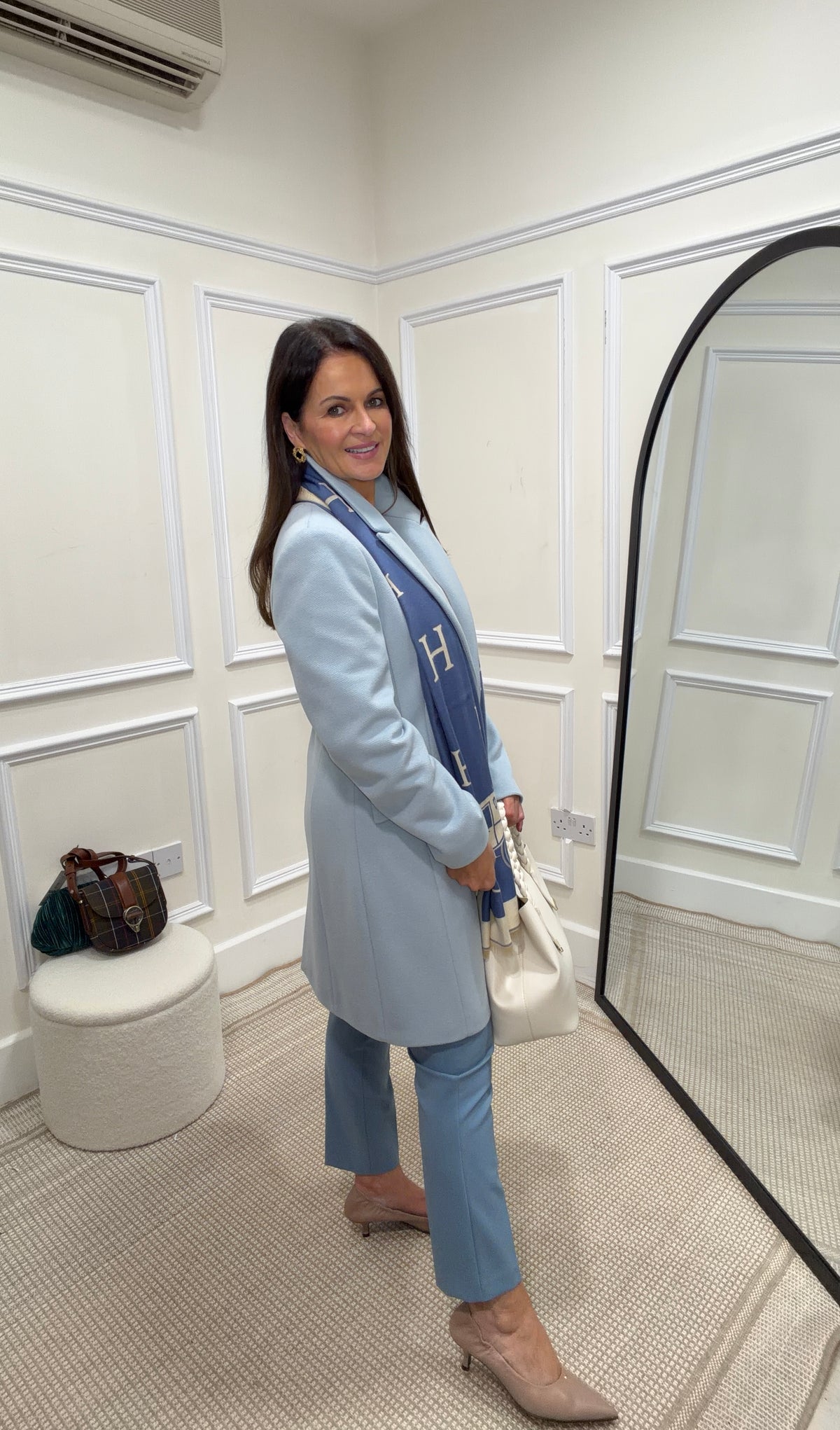 Sandra Sky Blue Coat