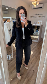 Boboli Black Velvet Blazer