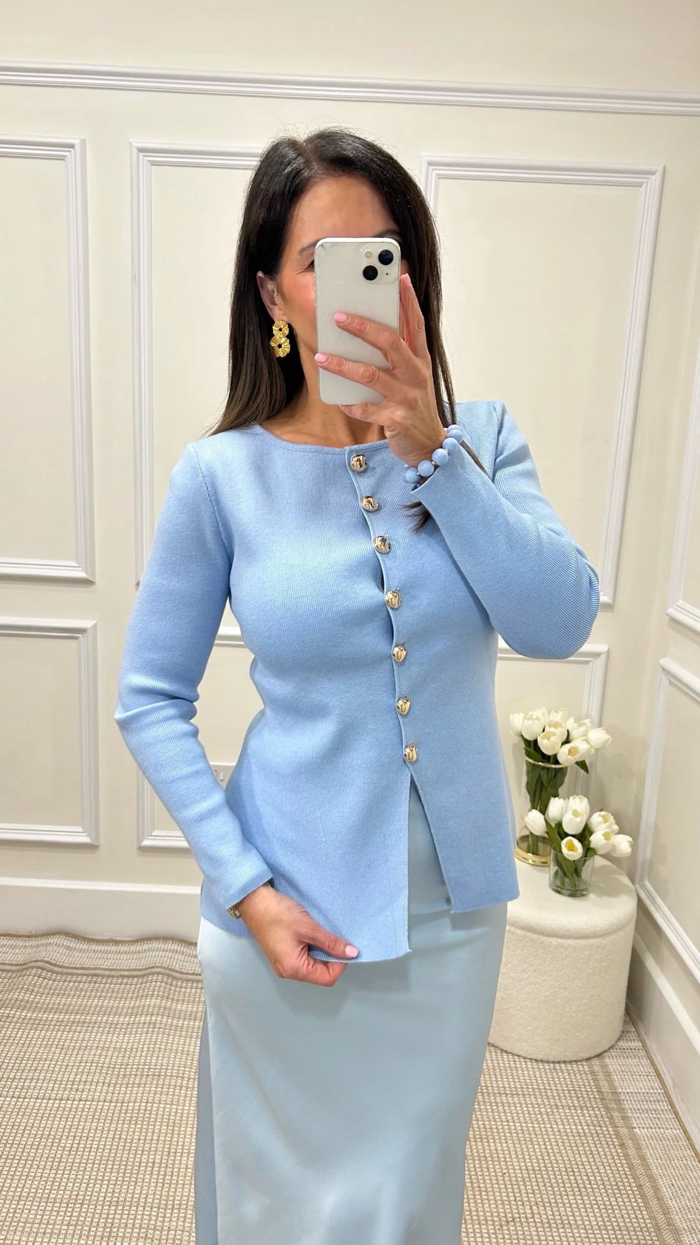 Chloe Blue Cardigan