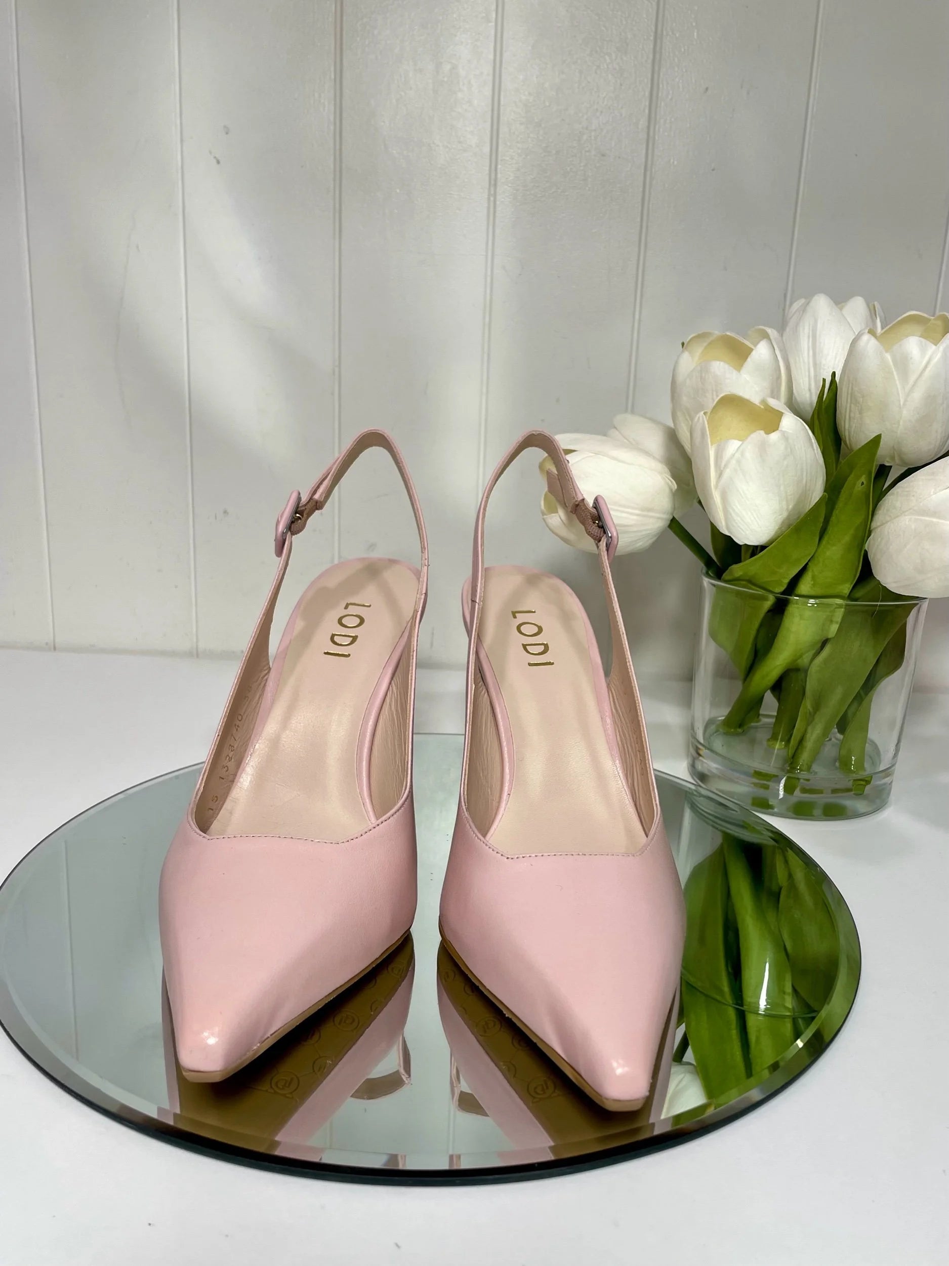 Lodi Modern Blush Pink Slingback