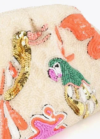 Parrot Beaded Bag