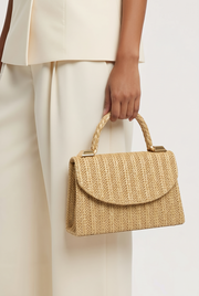 Amalfi Beige Clutch Handbag