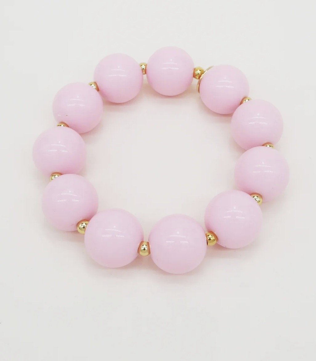 Light Pink Beaded Bracelet