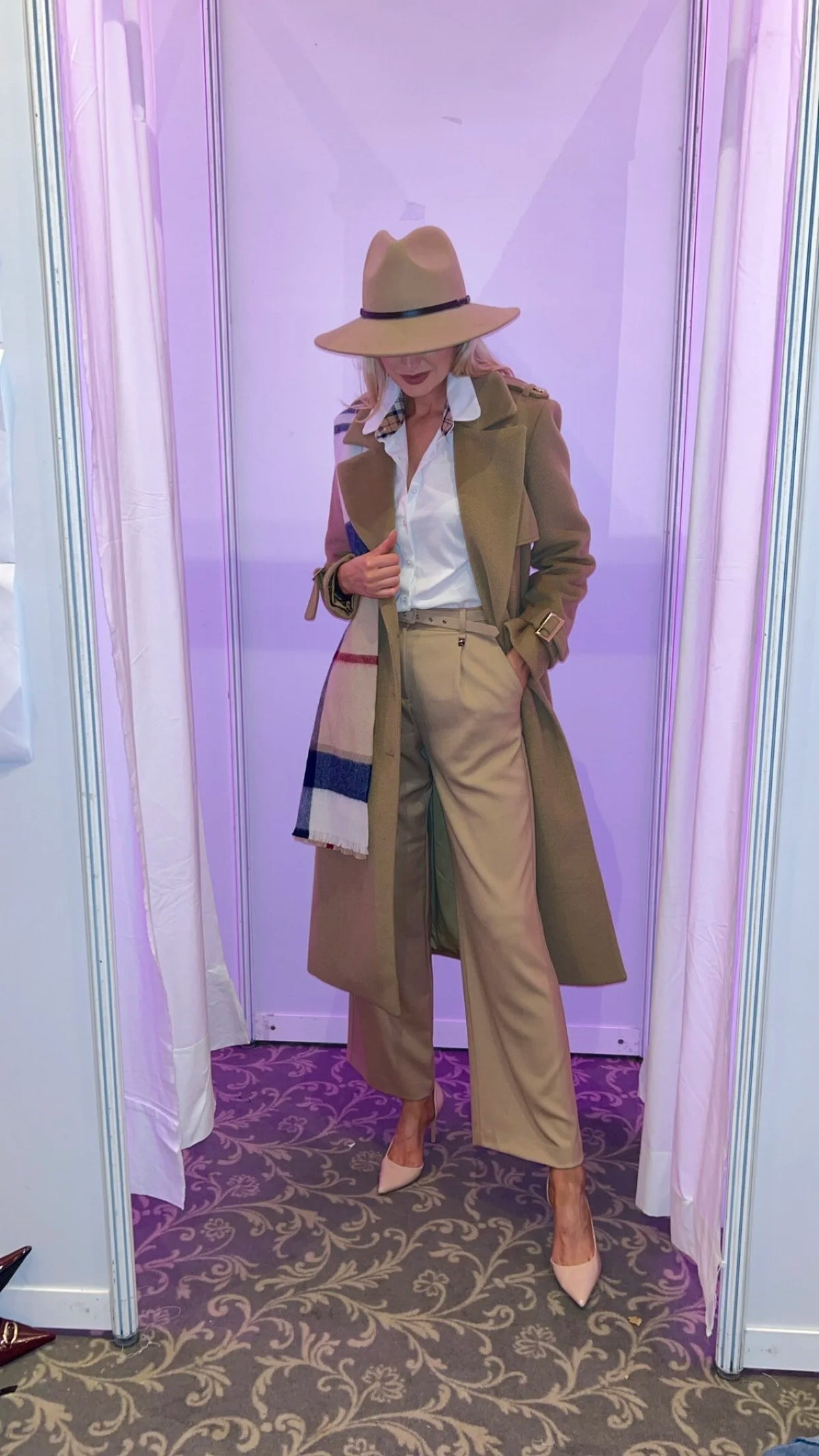 Barbour Camel Fedora Hat