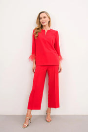 Aspen Red Top & Trousers