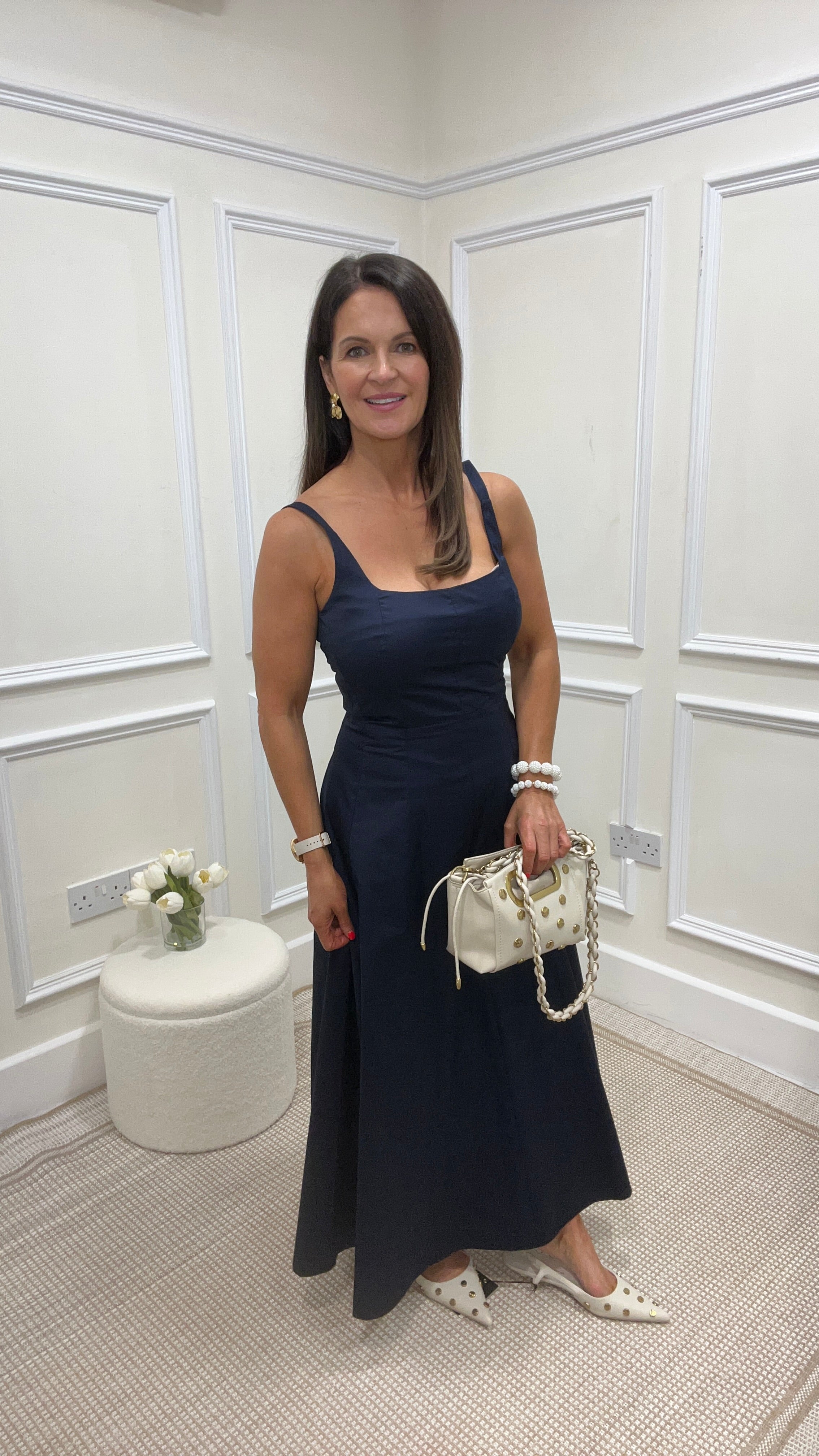 Tilly Navy Dress