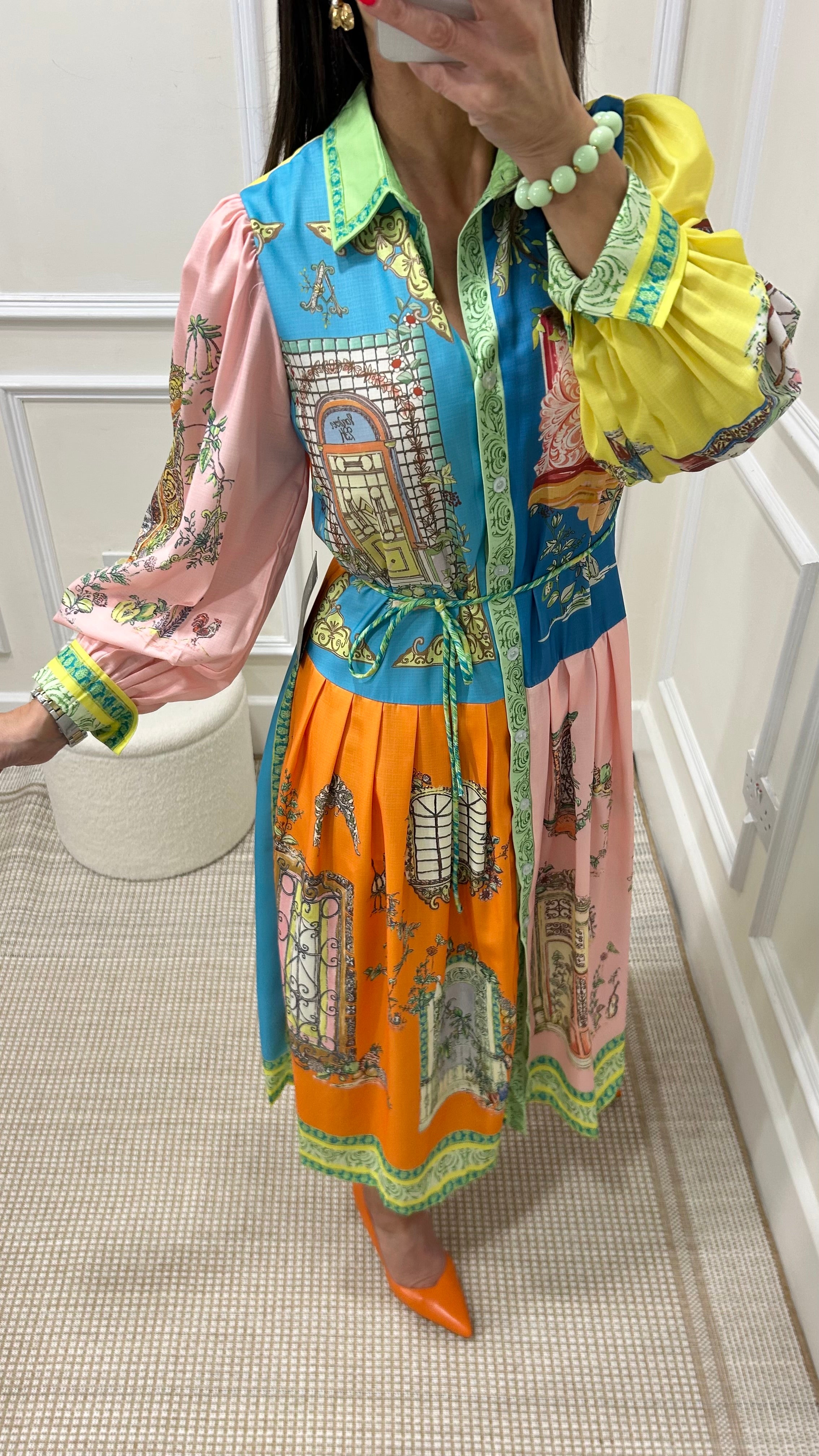 Florence Printed Multi Colour Dress
