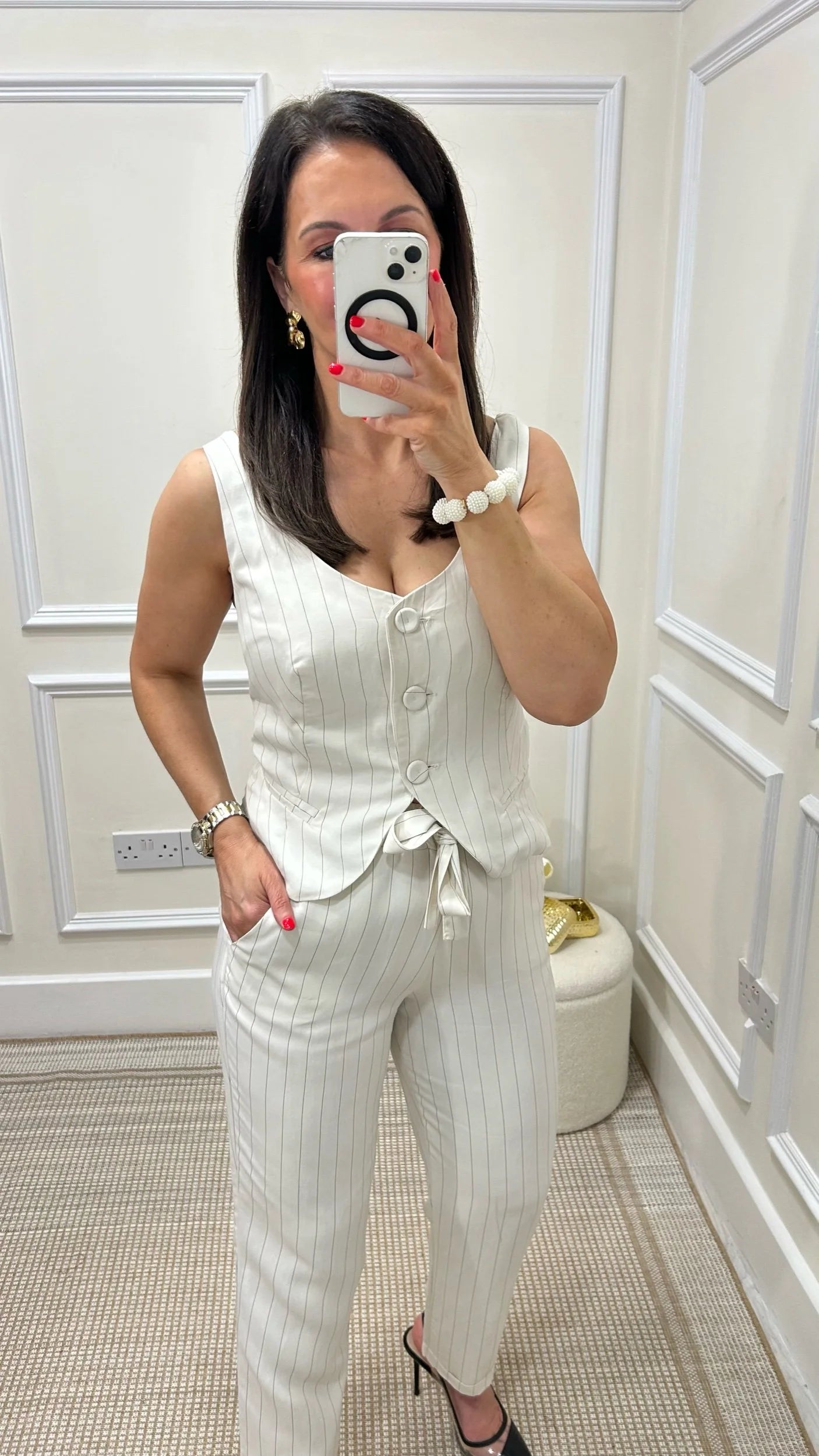 Annie Pinstripe Co-Ord