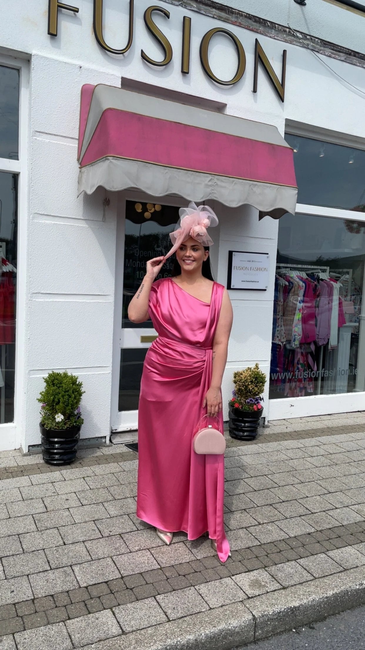 Taylor Tulip Pink Dress
