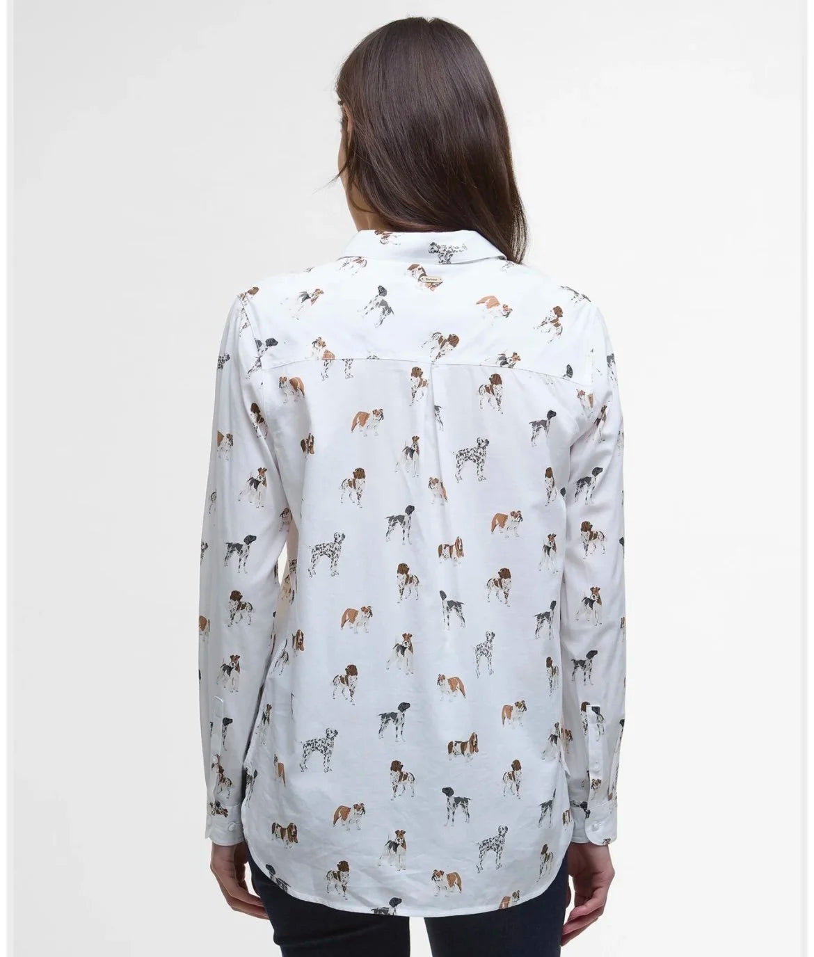 Barbour Safari White/Print Shirt