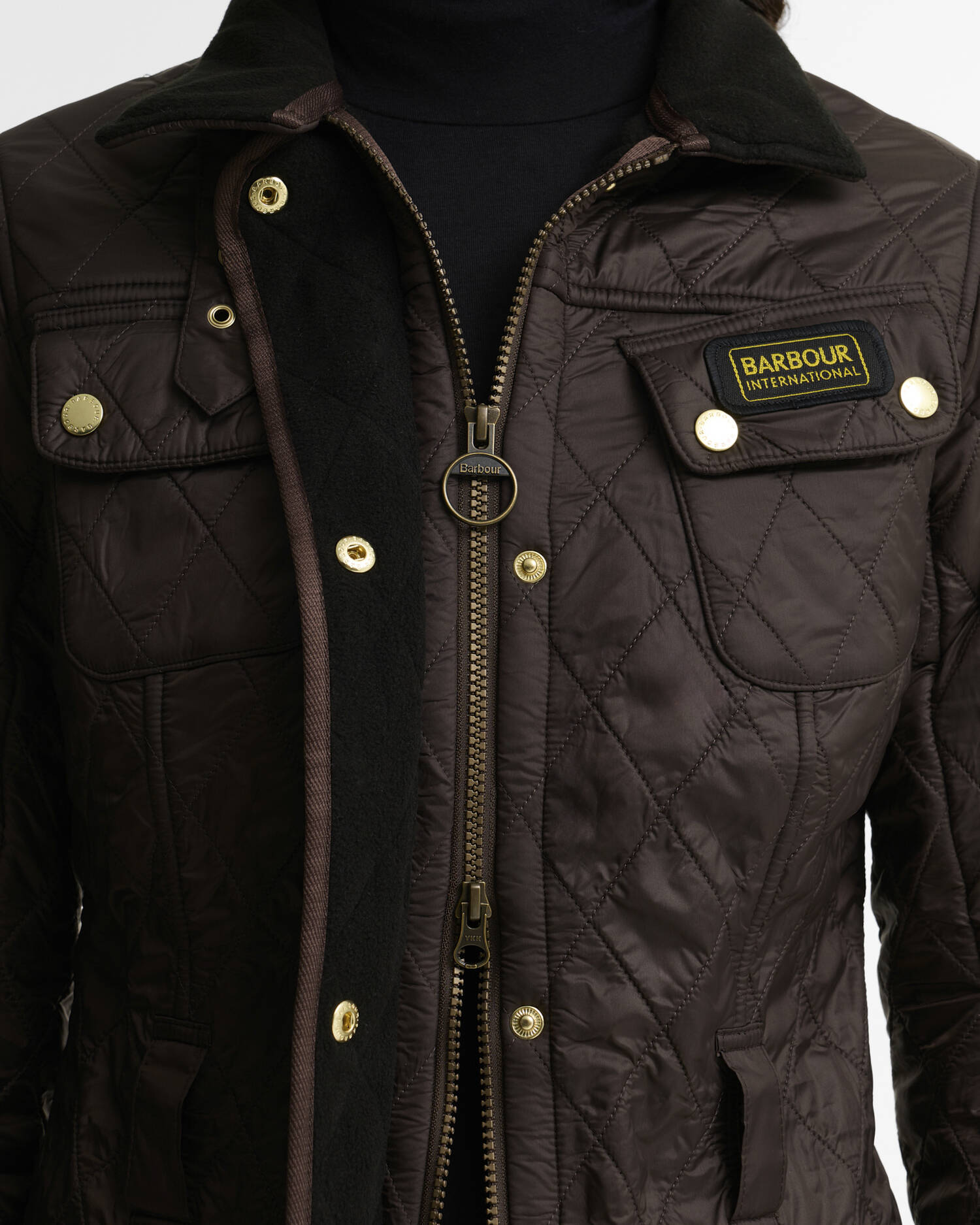 Barbour Truffle International Polarquilt Jacket