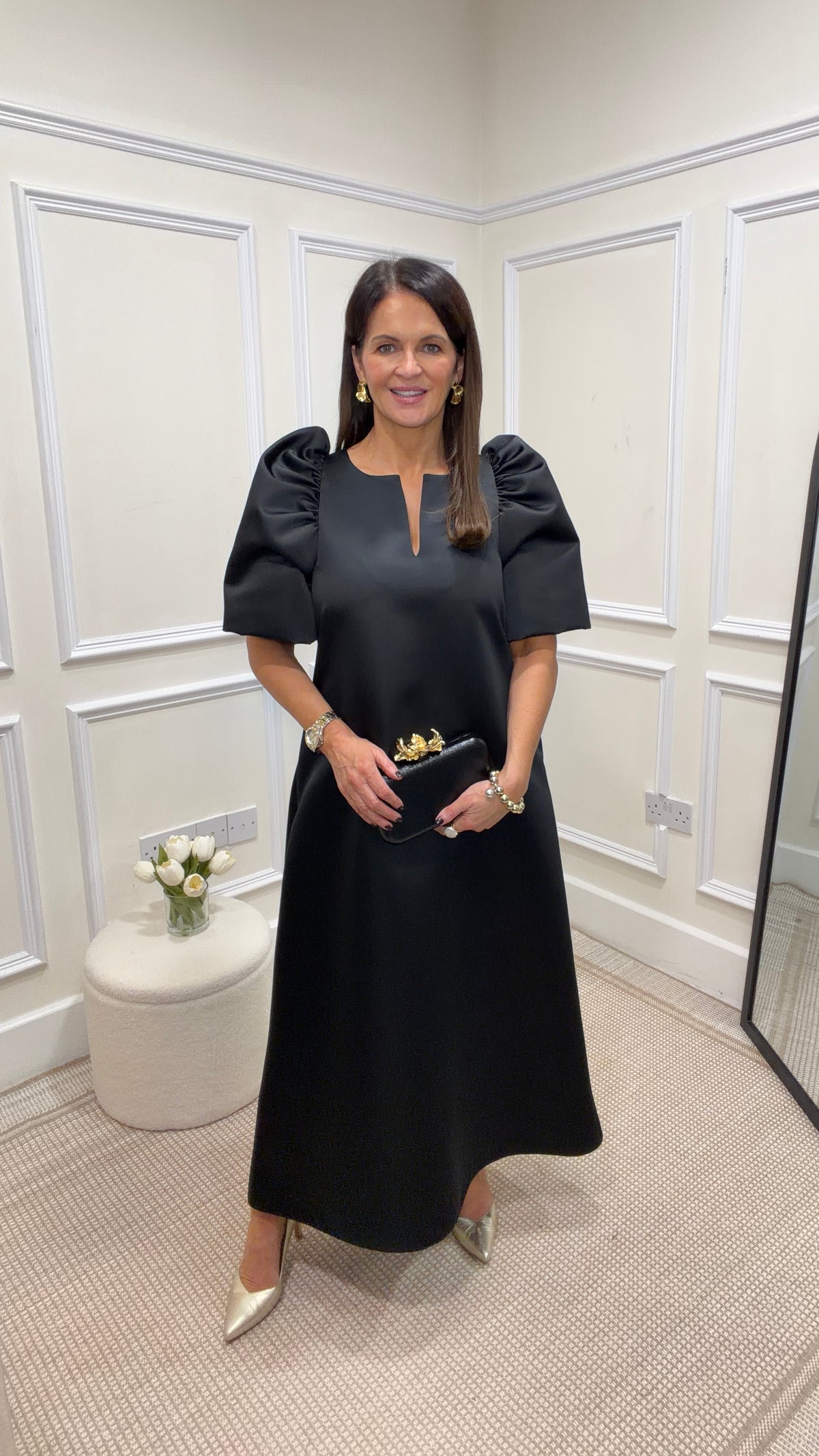 Roisin Linnane Mercer Black Dress